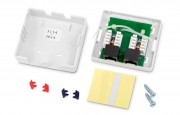 Hyperline SB-2-6P4C-C2-WH Розетка телефонная